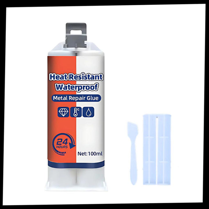 Adesivo per riparazione metalli 50 g – Formula adesiva impermeabile