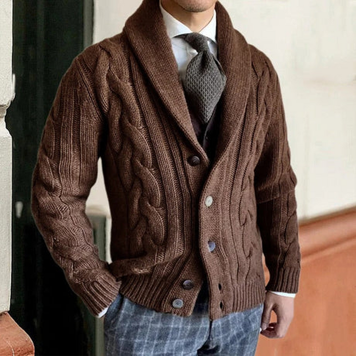 Cardigan in maglia da uomo