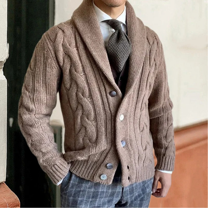Cardigan in maglia da uomo