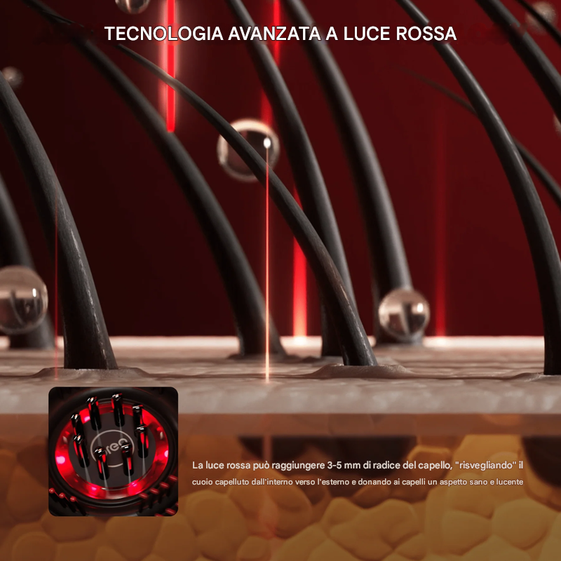 Cepillo masajeador para el cuero cabelludo