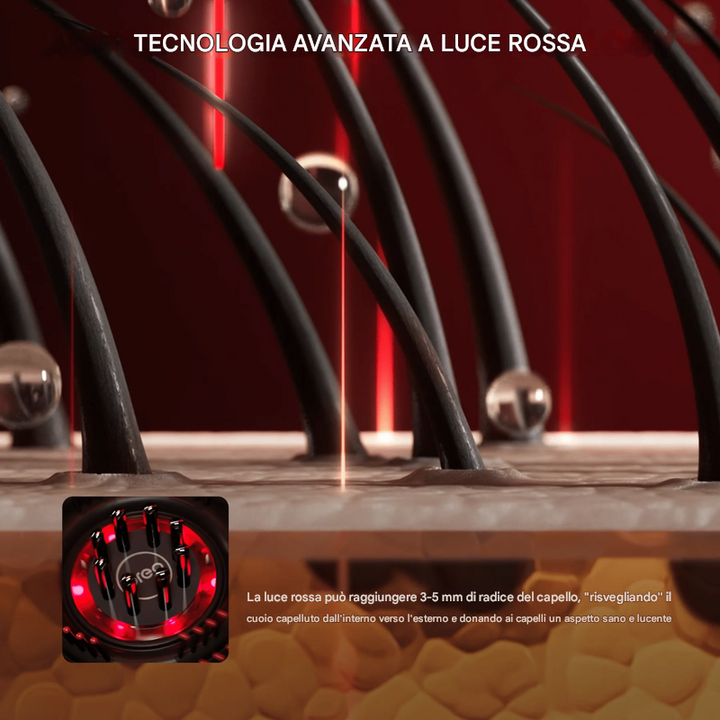 Cepillo masajeador para el cuero cabelludo