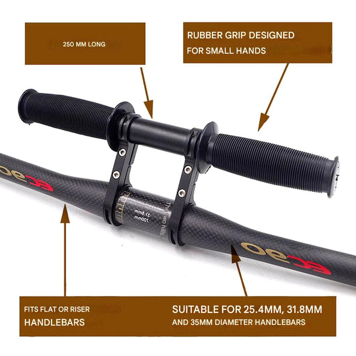 Manubrio per bicicletta per bambini e seggiolino regolabile per bambini – Combo Family Ride