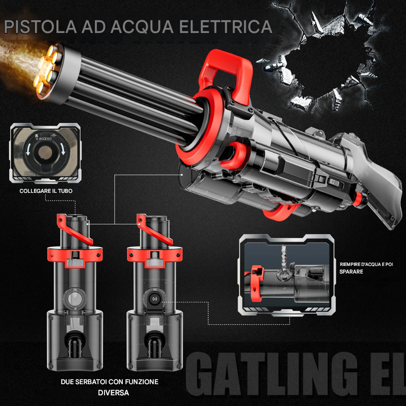 Fucile ad acqua elettrico automatico