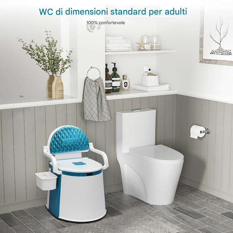 Toilette portatile per adulti e anziani