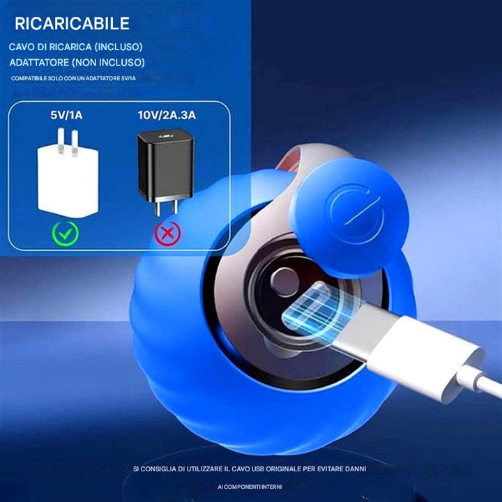 Giocattolo interattivo a forma di palla per gatti – Sfera da gioco mobile e rotante