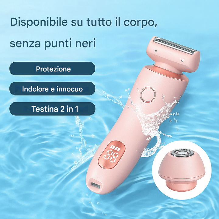 Rasoio e rifinitore 2 in 1 per donne