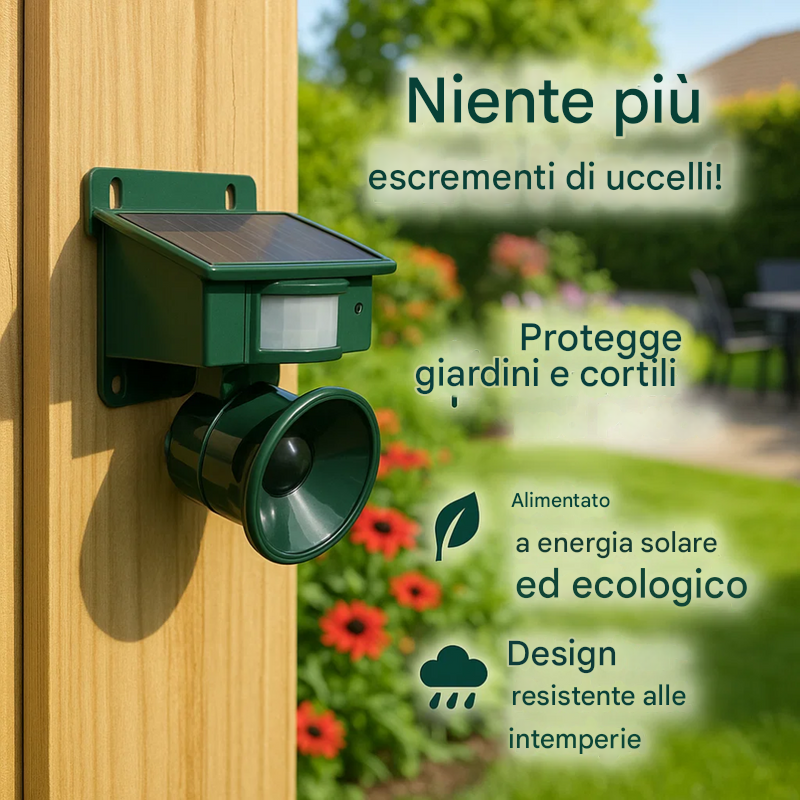 Repellente e spaventapasseri con sensore di movimento di alta qualità