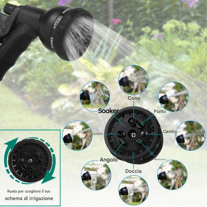 Tubo flessibile da giardino estensibile da 100 piedi