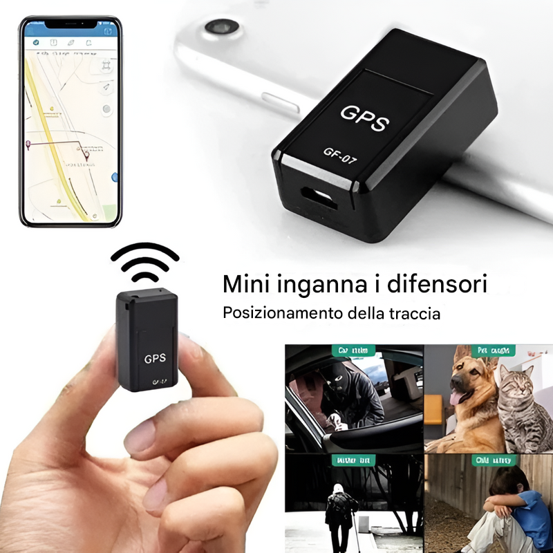 Mini localizzatore GPS magnetico mondiale (modello GF07)