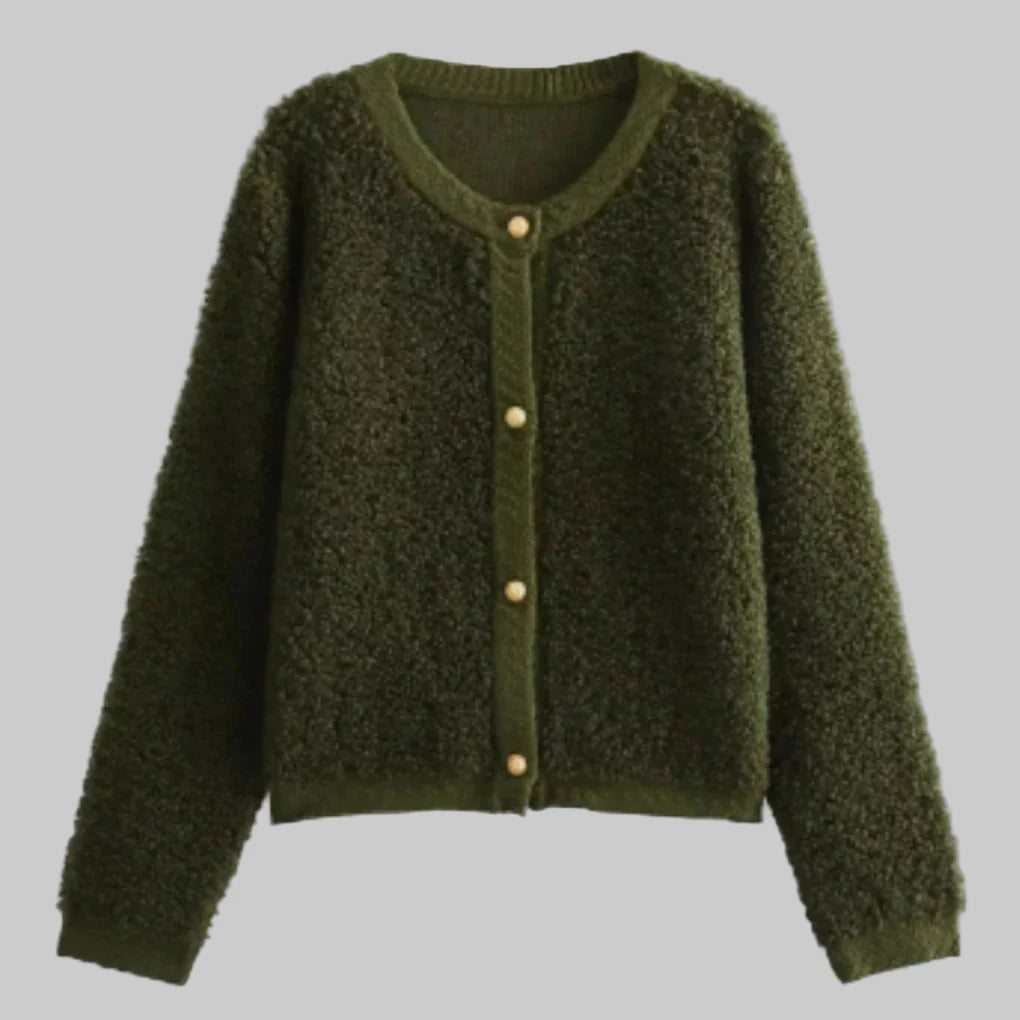 Cardigan con bottoni da donna