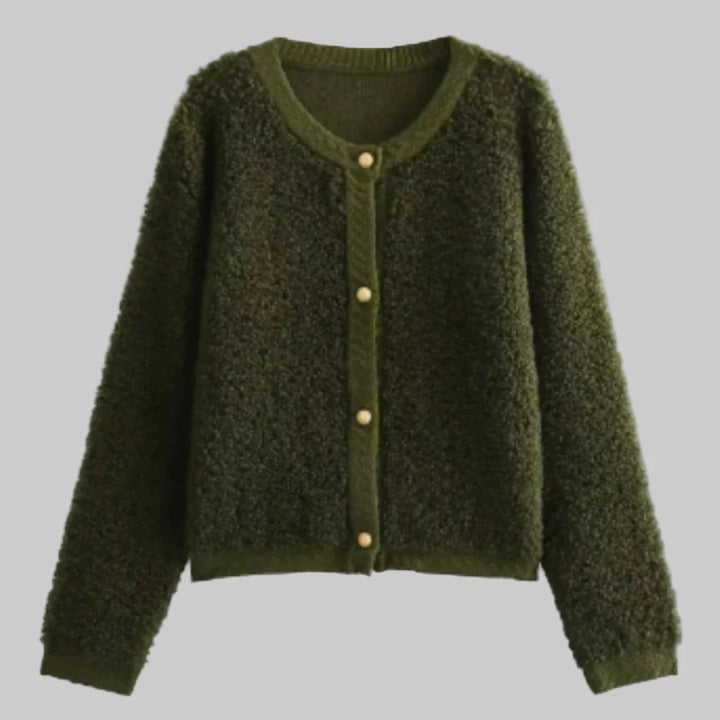 Cardigan con bottoni da donna