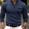Maglione primaverile con zip da uomo