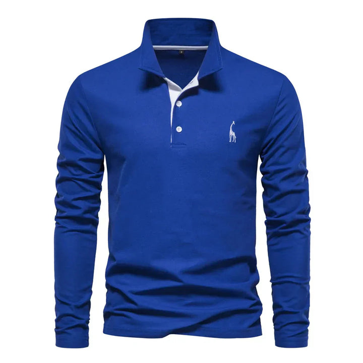 Polo a maniche lunghe da uomo