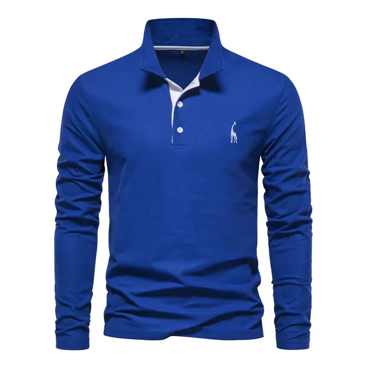 Polo a maniche lunghe da uomo