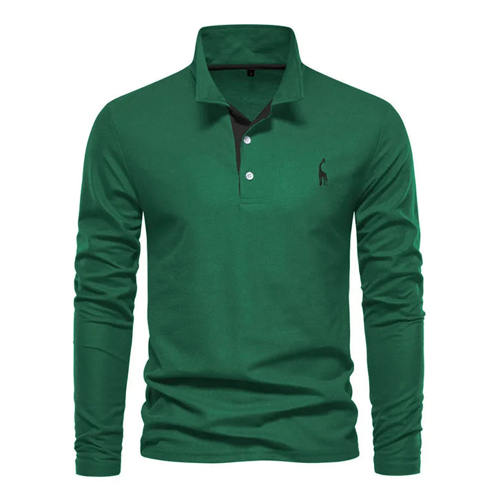 Polo a maniche lunghe da uomo