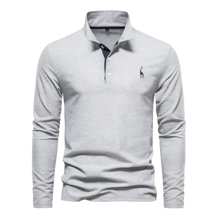Polo a maniche lunghe da uomo