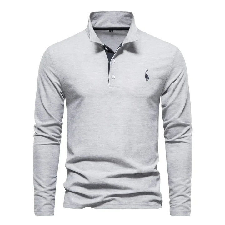 Polo a maniche lunghe da uomo