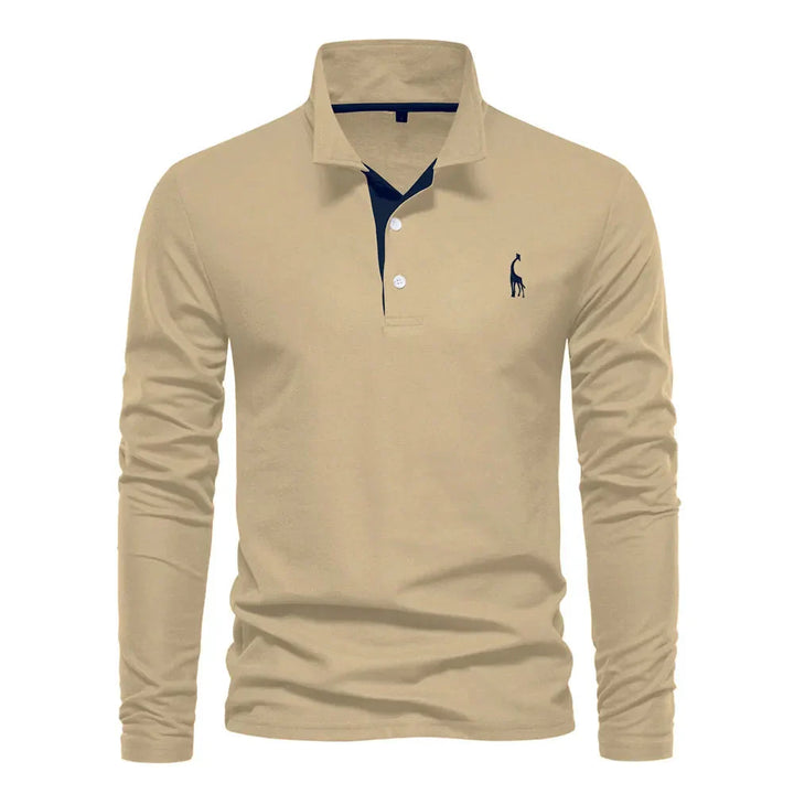 Polo a maniche lunghe da uomo