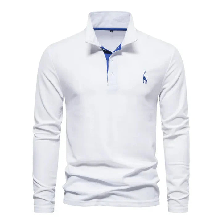 Polo a maniche lunghe da uomo
