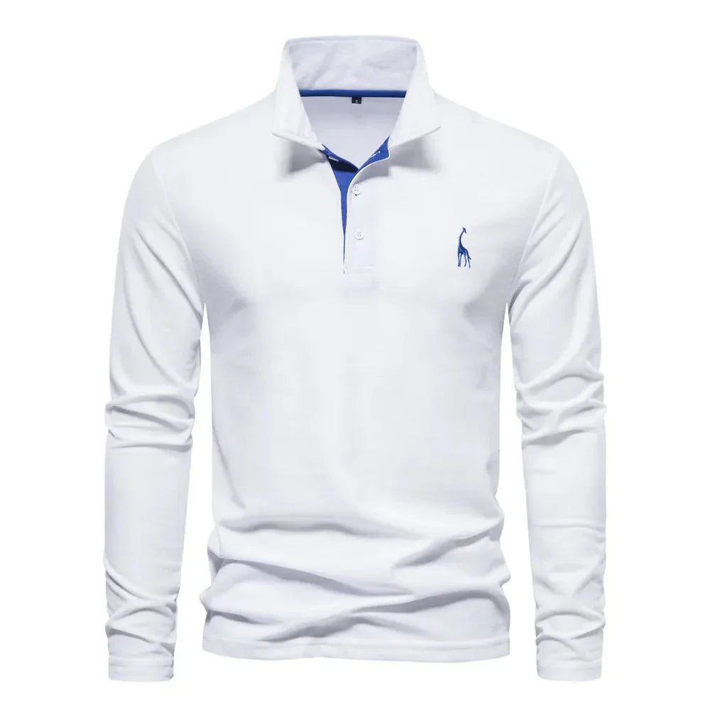 Polo a maniche lunghe da uomo
