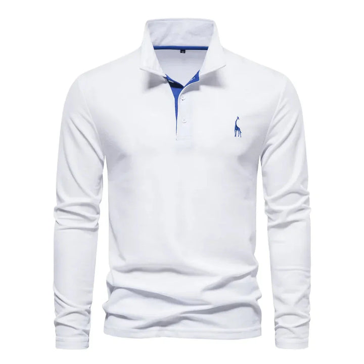 Polo a maniche lunghe da uomo