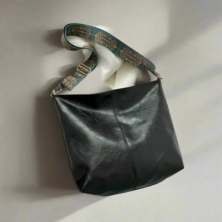 Borsa a tracolla in pelle vintage per donna