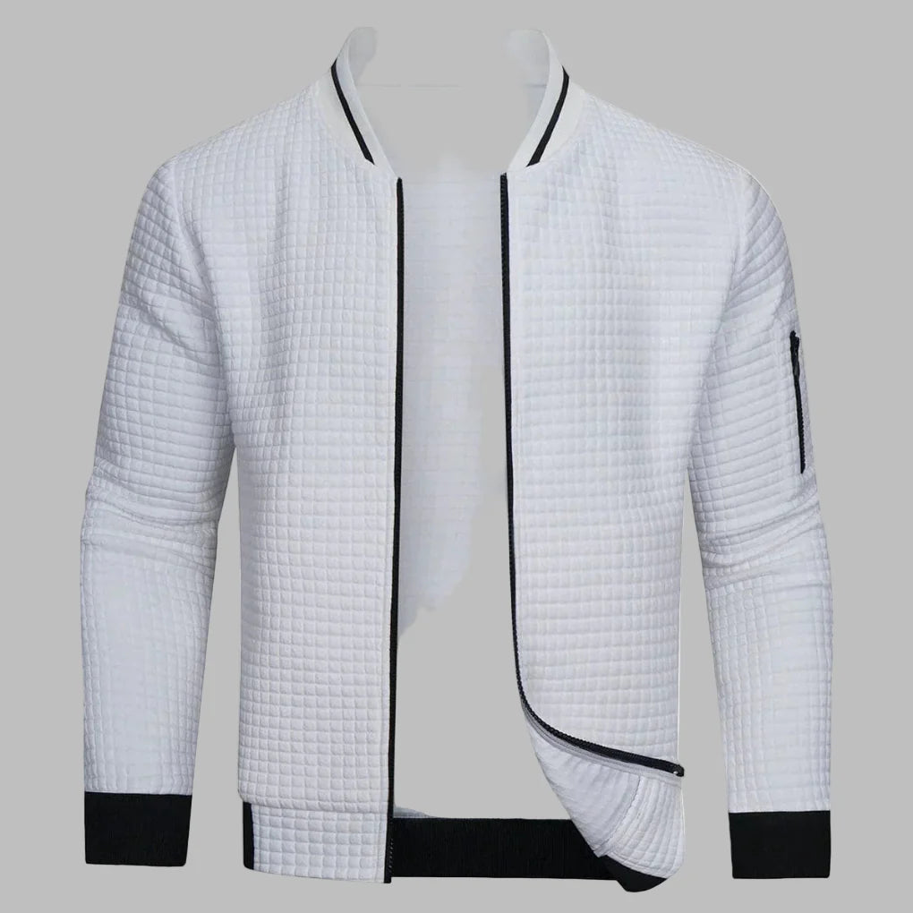 Maglione con cerniera da uomo comodo e caldo